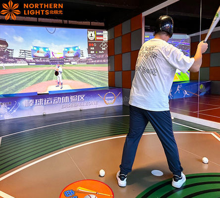 Buen precio Inmersivo Deportes Interactivos AR Entretenimiento Interior Máquina de Juego Ar Simulador de Béisbol en línea