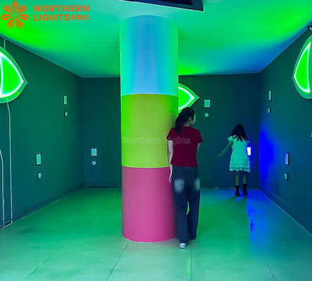 Buen precio Pared Interactiva Esconde Pulsa el botón Número de recuento Luz LED Activar el juego Ojos Malvados en línea