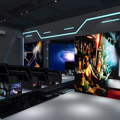 Buen precio Cine de visualización inmersiva en interiores 7d Orbit Cinema Proyección interactiva en línea