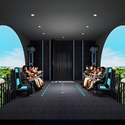 Buen precio Nueva invención asiento personalizado inmersivo 3D Teatro de pista desnuda cine profesional volador en línea