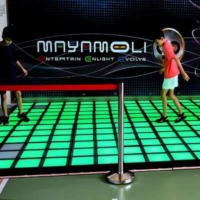 Buen precio Tiles de pista de baile LED Red de salto para el parque de atracciones de la fábrica de venta directa en línea