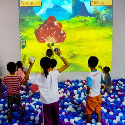 Buen precio Sistema de proyección de juegos interactivos de tiro a pared para niños en línea