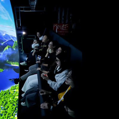 Buen precio Equipo de parque virtual Experiencia visual Teatro de cine Cúpula Proyector de pantalla Cine volador en línea
