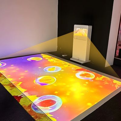 Buen precio Proyector de piso interactivo de holograma 3D Proyector móvil para exteriores móvil móvil en línea
