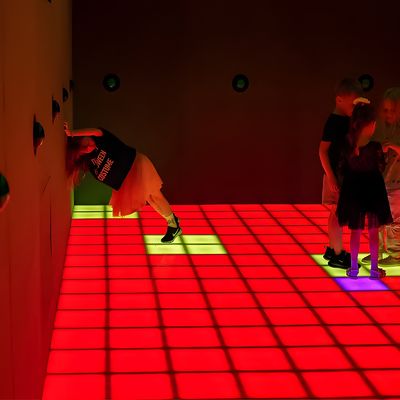 Buen precio Gran Super Grid Juegos Desafío Led Activar Juego Led piso 30x30cm en línea