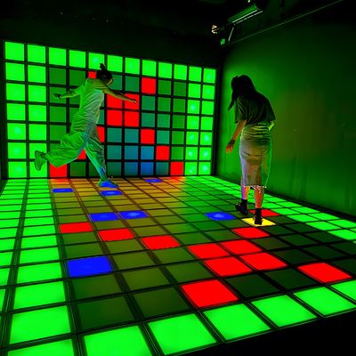 Buen precio 250V LED Floor Dance Tile Juego Interactivo Super Grid 2 años de garantía en línea