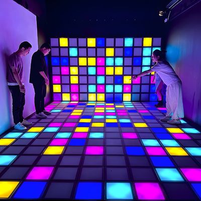 Buen precio Interactivo Activar Juego Led Floor de baile 30x30cm Led Floor de baile azulejos de luz en línea