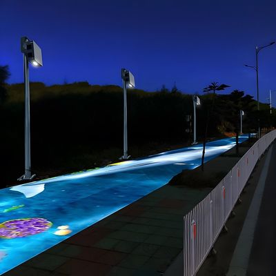 Buen precio Proyección visual exterior Proyector de mapeo de pisos Proyector mágico de pisos de salas en línea