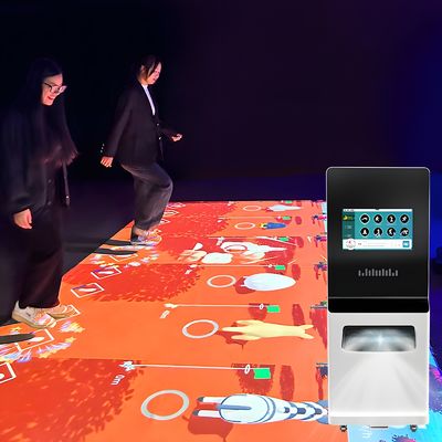 Buen precio Juego de proyección de piso interactivo portátil para niños Simulador 3D Juego de proyección de piso móvil interactivo en línea