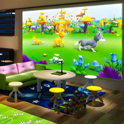 Buen precio Niños / Niños Pintura mágica Jardín de infantes Juegos interactivos de proyección de pared para la escuela en línea