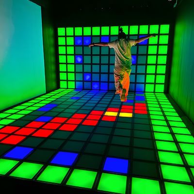 Buen precio Piso de baile activo Interactivo 30x30cm Activar juegos Sistema de pantalla Pisos con LED en línea