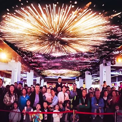 Buen precio 10000 lumens Proyección digital interactiva 9 canales para centros comerciales en línea