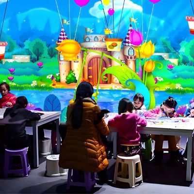 Buen precio Productos para interiores Proyector interactivo Sistema de proyección de AR Estilos de escaneo Juegos de pintura Software en línea