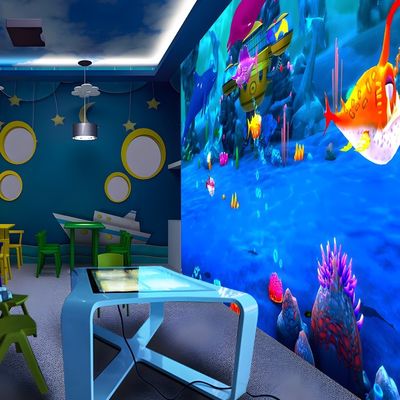 Buen precio Increíble pintura mágica Proyección de pared Interacción multijugador Mesa táctil Juego interactivo Proyección interactiva para niños en línea