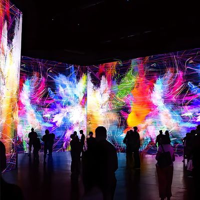 Buen precio Luzes del Norte Venta caliente Proyector interactivo Proyección de pared 3D en línea