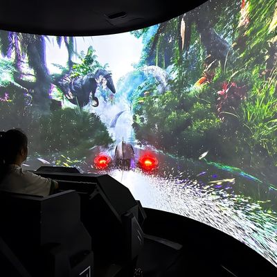 Buen precio Simulador de realidad virtual dinámica proyección de pared de pista de cine en línea