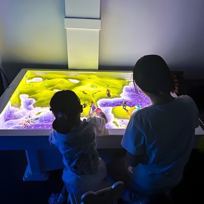Buen precio 3400 Lumens Proyector de mesa de arena Juegos de proyección para niños en línea