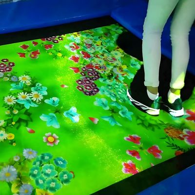 Buen precio Juego de proyección interactivo de patio de juego de trampolín Proyector de juego para el piso en línea