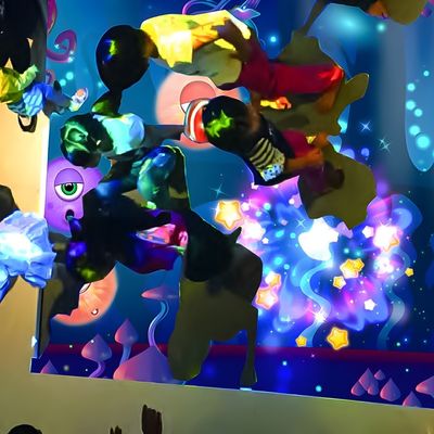 Buen precio Luces del Norte Interactivo Juego de Trampolín Interior 3500 Lumens en línea