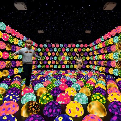 Buen precio Espacio de salto fresco en interiores Rebote de esfera de piso Proyección interactiva en línea