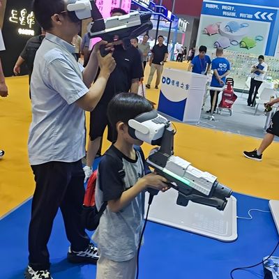 Buen precio Juego de disparos de realidad virtual Simulador de juegos Juego 9d VR Equipo espacial para parque de diversiones en línea