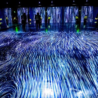 Buen precio Sala de tratamiento psicológico 3d Art Textured Wall Proyector inmersivo en interiores en línea