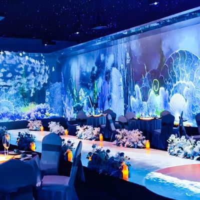 Buen precio Proyección de pared interactiva inmersiva Sistema de proyección de salón de banquetes inmersivo en línea