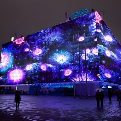 Buen precio Mapeo de drones 3D Proyector de fachada Arquitectura de salón Texturas proyectivas Animación curva en línea