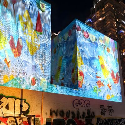 Buen precio Proyector láser HD a todo color Proyección holográfica al aire libre de edificios grandes en línea