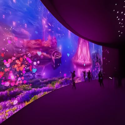 Buen precio Luces del norte 3d Juegos interactivos de pared Proyección inmersiva holográfica en línea