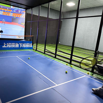 Buen precio Ar Juego de Parques de Atracciones Deportivos Máquina de pelota de tenis de interior Máquina de pelota de tenis en línea
