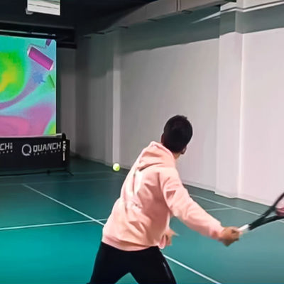 Buen precio 2024 Nuevo Hot Sale Indoor Simulación Inteligente Tenis Experiencia Salón Deportivo en línea