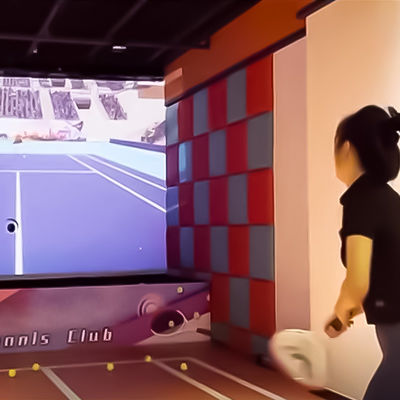 Buen precio Venta caliente de equipo de tenis de interior simulador de juego VR simulador en línea
