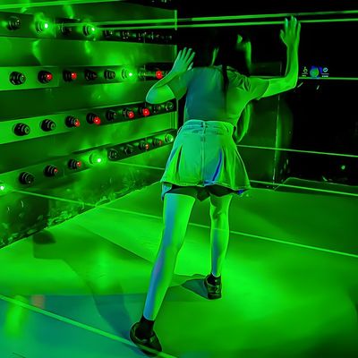 Buen precio Juego de luz de láser en interiores Juego de laberinto móvil profesional con software en línea
