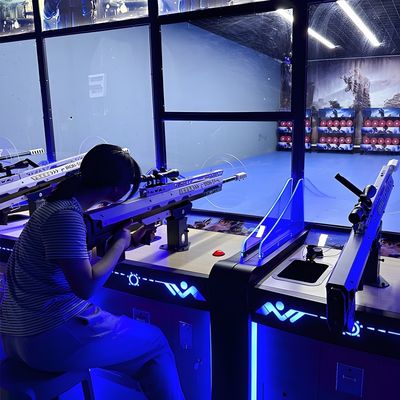 Buen precio Moneda electrónica de bajo precio Operado por 4 jugadores Videojuego Simulador de tiro con pistola en línea