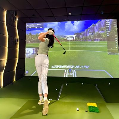 Buen precio Proyección 3D Interiores Infrarrojos Inducción Simulación de Golf Entrenador Simulador de Golf en línea