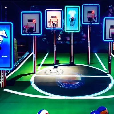 Buen precio Simulador de tiro de baloncesto Máquina arcade Nuevo juego de tiro de pelota operado por moneda en línea