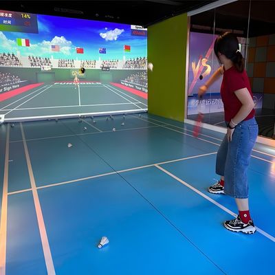 Buen precio AR Deportes Deportes de acondicionamiento físico Equipo de juego de movimiento Parque de diversiones en interiores Producto Simulado Bádminton en línea