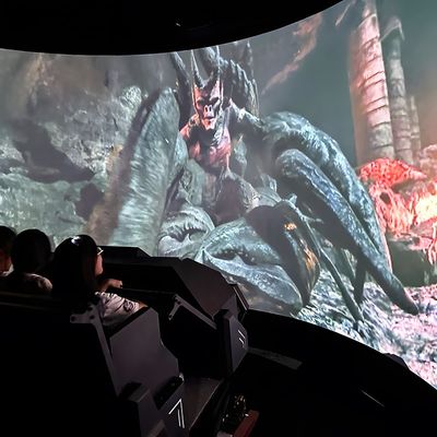 Buen precio Películas en interiores con proyección grande pantalla curva teatro ferroviario dinámico 7d en línea