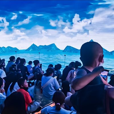 Buen precio Cine inmersivo con pantalla LED Simulador de cine para el turismo cultural en línea