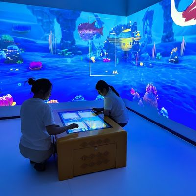 Buen precio Popular AR Interactivo Juegos de Pintura de Mesa Proyector 110V-250V en línea