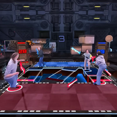 Buen precio Juegos de proyector interactivo de AR Espada láser Duelo de sala de juego inmersiva en línea