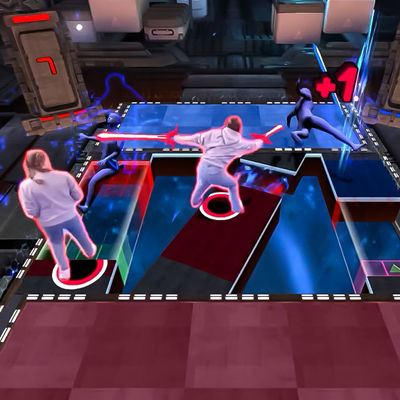 Buen precio Parques de aventuras en interiores Activar juego interactivo de detección de movimiento de espada láser en línea