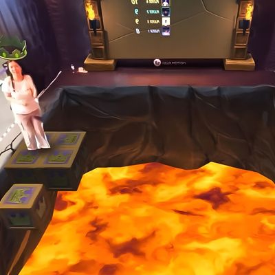 Buen precio Juegos sociales VR Arena Floor Is Lava Proyector Interactivo Juego MR Equipo AR en línea
