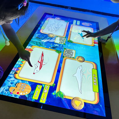 Calidad AR 3D Proyector de dibujo mágico interactivo LCD pantalla táctil Proyección de juego Pared para niños Hogar educativo fábrica