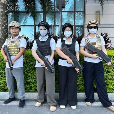 Calidad Complete Set Commercial Laser Tag Equipment Live Action CS Gun Vest System fábrica
