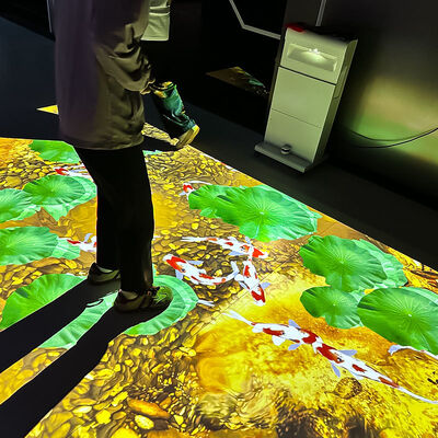 Buen precio Mobile All-in-one Interactive Floor Projector with 4000 Lumens Brightness 1280*800 Resolution and 80+ Games en línea