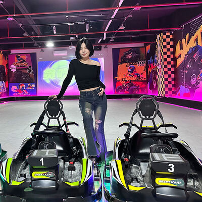 calidad Proyección dinámica de pista: Juego de carreras de kart inmersivo para arenas interiores fábrica