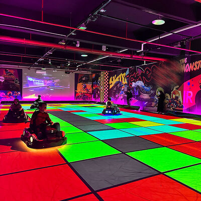 calidad Go-Kart Realidad mixta inmersiva Mario Kart Popular Proyector interactivo Batalla Juegos de Go-Kart para paseos en el parque de atracciones fábrica