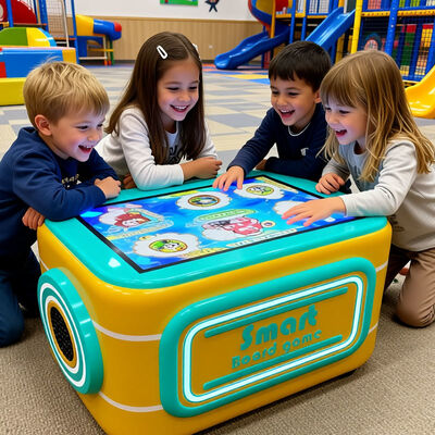 Buen precio Mesa de juegos digital para niños con 10 modos de juego, material de PVC y tamaño de 970mm*608mm*500mm para aprendizaje interactivo en línea
